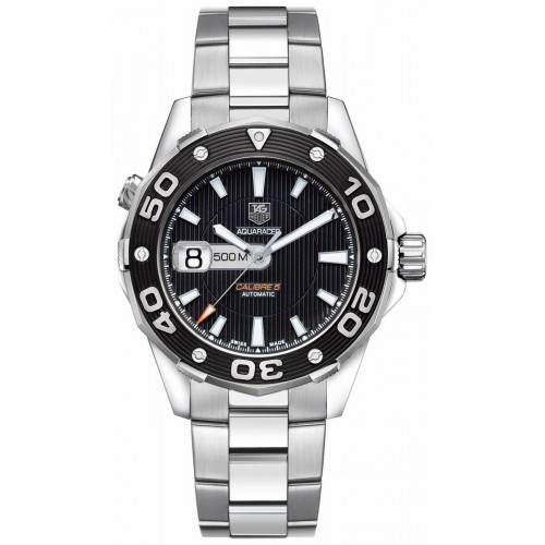 Tag Heuer Aquaracer Calibre 5 Black Dial Men's Watch WAJ2114-BA0871 Tag Heuer Aquaracer Calibre 5 Black Dial Men's Watch WAJ2114-BA0871
